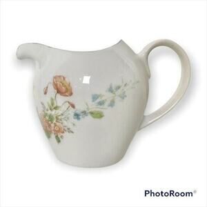 3/$20 Premiere Berkshire MD104 Vintage Fine China Creamer White Floral Coffee